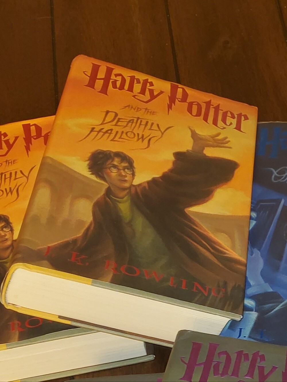 Harry Potter and the Deathly Hallows - Orange Hardcover Edition